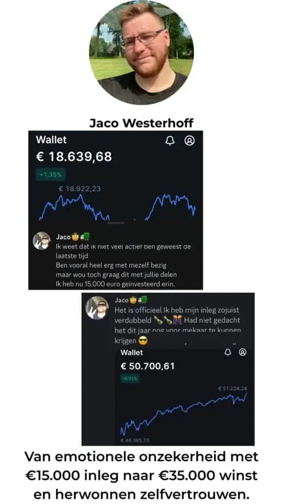 Jaco Westerhoff, van emotionele onzekerheid en €18.000 naar een €50.000 portfolio